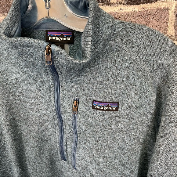 PATAGONIA - MEN'S BETTER SWEATER 1/4-ZIP FLEECE - PIGEON BLUE - SIZE M - Picture 12 of 14